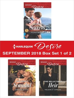 cover image of Harlequin Desire September 2018--Box Set 1 of 2